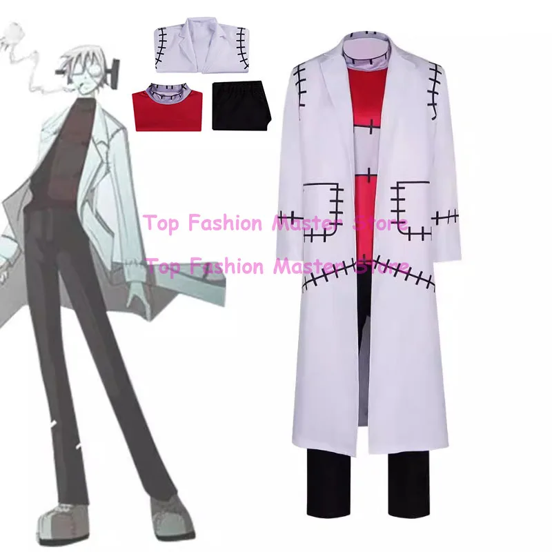 Franken Stein Cosplay Doctor Anime Soul Eater Cosplay Costume Uniform Trench Top Pants Set Party Role Outfit for Men Women
Franken Stein Cosplay Doctor Anime Soul Eater Cosplay Costume Uniform Trench Top Pants Set Party Role Outfit for Men Women