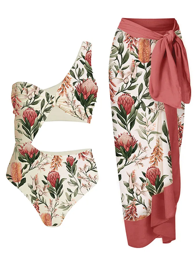 One-Shoulder Floral Print Beachwear for Girl 2023 Fashion Women Swimwear Summer One Piece Bathing Swimsuit Vacation Sexy / New
One-Shoulder Floral Print Beachwear for Girl 2023 Fashion Women Swimwear Summer One Piece Bathing Swimsuit Vacation Sexy / New