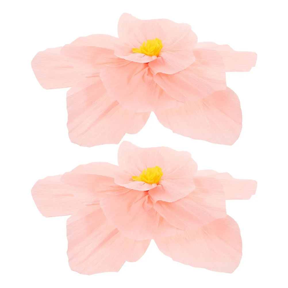 2 шт. 3D-цветы из креповой бумаги с эффектом жатки для декора изголовья кровати, настенные цветочные наклейки, самоклеящиеся украшения
2 шт. 3D-цветы из креповой бумаги с эффектом жатки для декора изголовья кровати, настенные цветочные наклейки, самоклеящиеся украшения