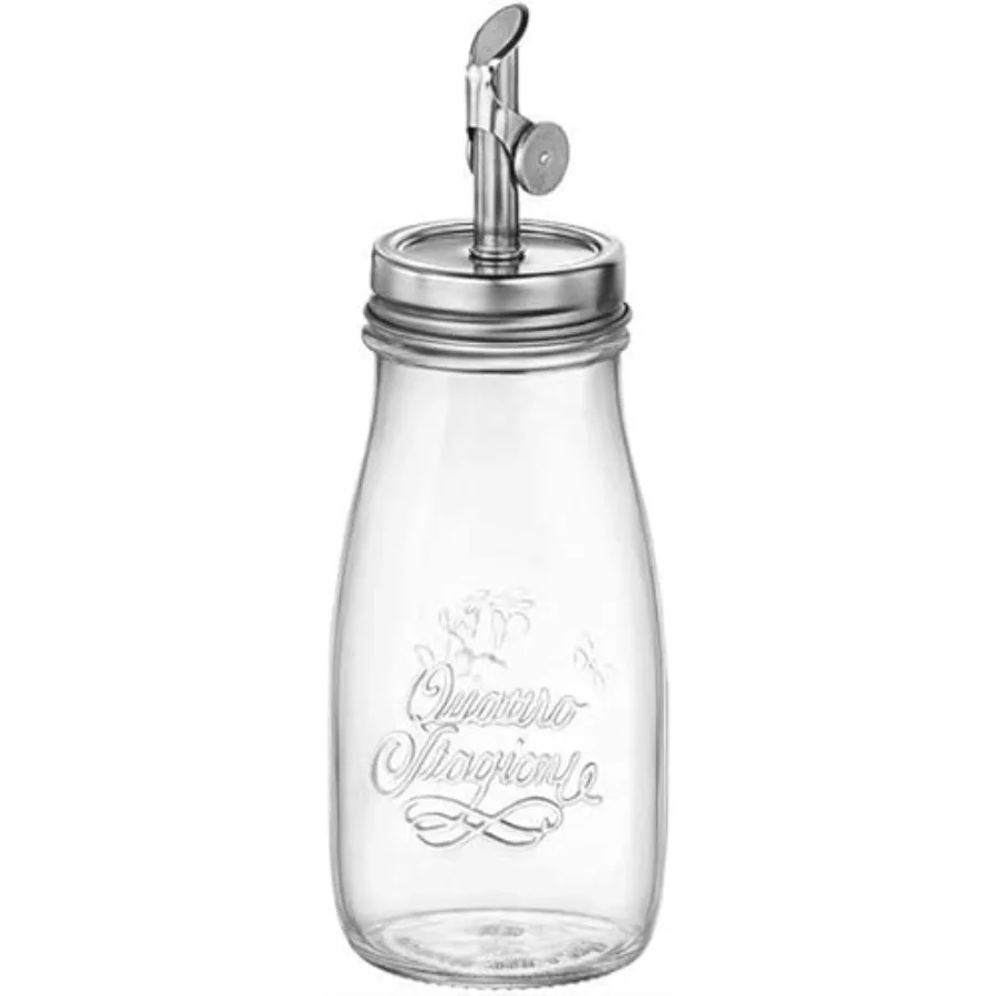 Quattro Stagioni, 3.5 Oz Olive Oil Dispensers with Weighted Pourer, Durable Glass, Made in Italy
Quattro Stagioni, 3.5 Oz Olive Oil Dispensers with Weighted Pourer, Durable Glass, Made in Italy