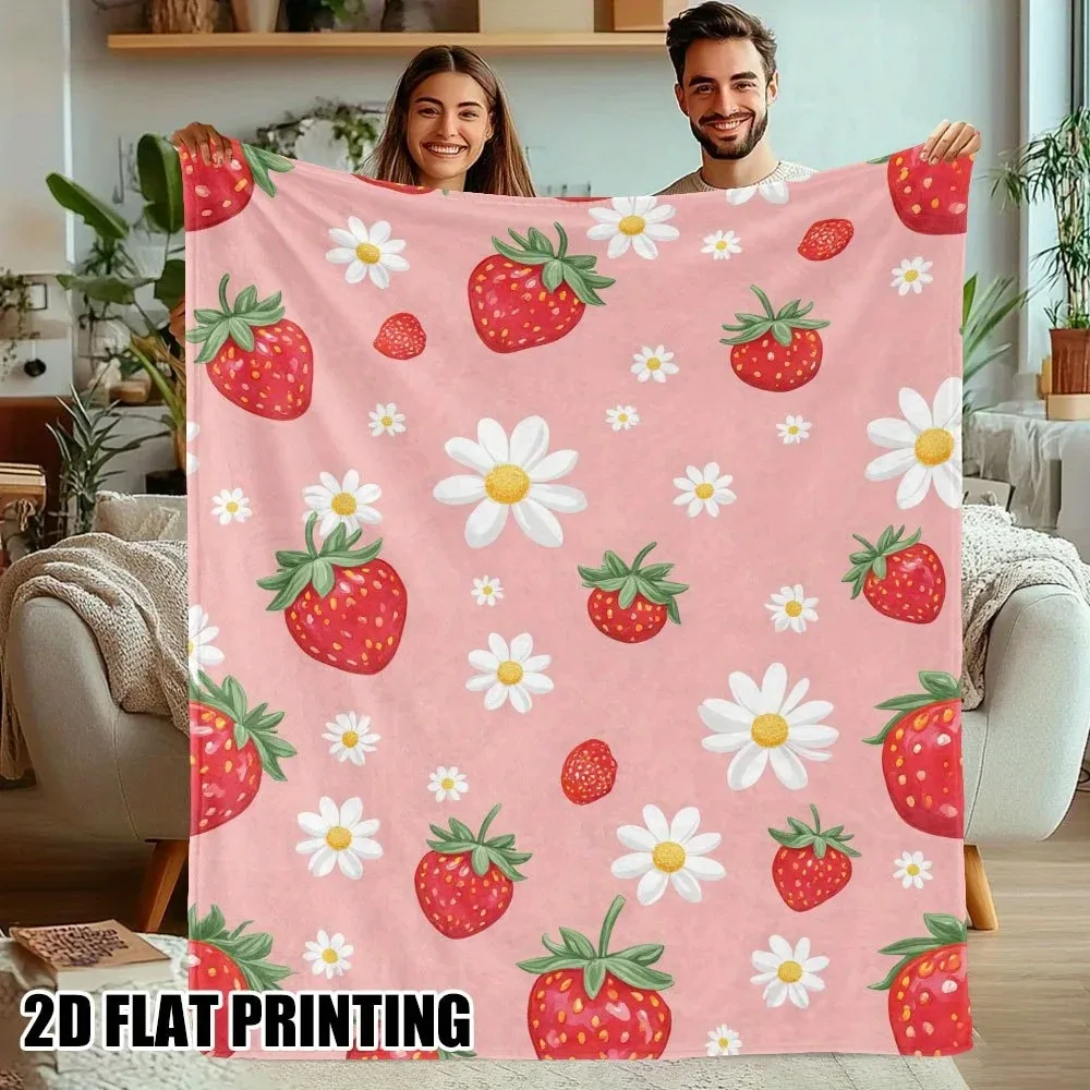 Уютное фланелевое одеяло 1 шт. с принтом «Клубничное наслаждение» — идеально подходит для дивана, кресла, кровати и офиса
Уютное фланелевое одеяло 1 шт. с принтом «Клубничное наслаждение» — идеально подходит для дивана, кресла, кровати и офиса