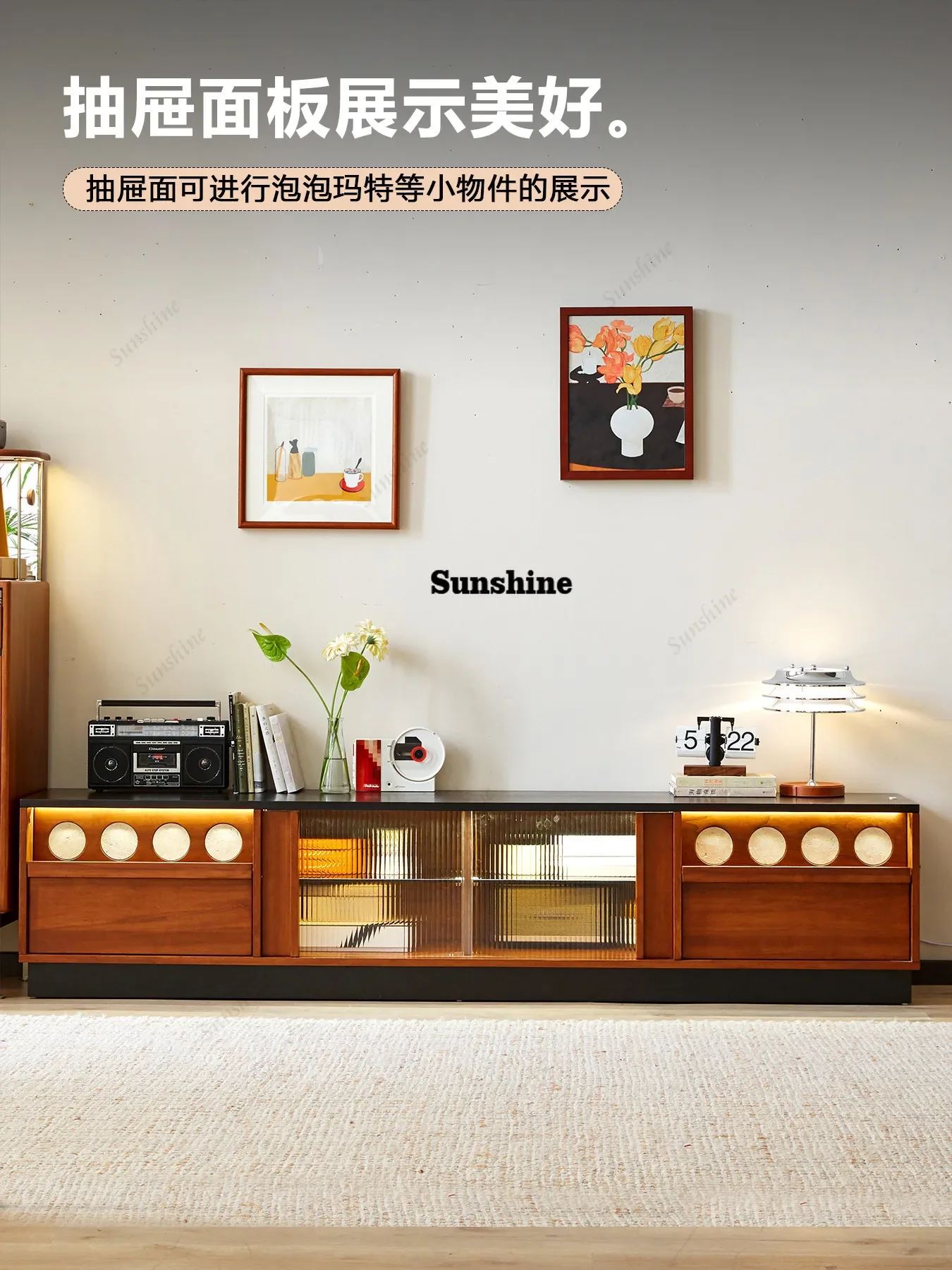 Retro solid wood living room TV cabinet medieval boxwood home floor cabinet FT
Retro solid wood living room TV cabinet medieval boxwood home floor cabinet FT