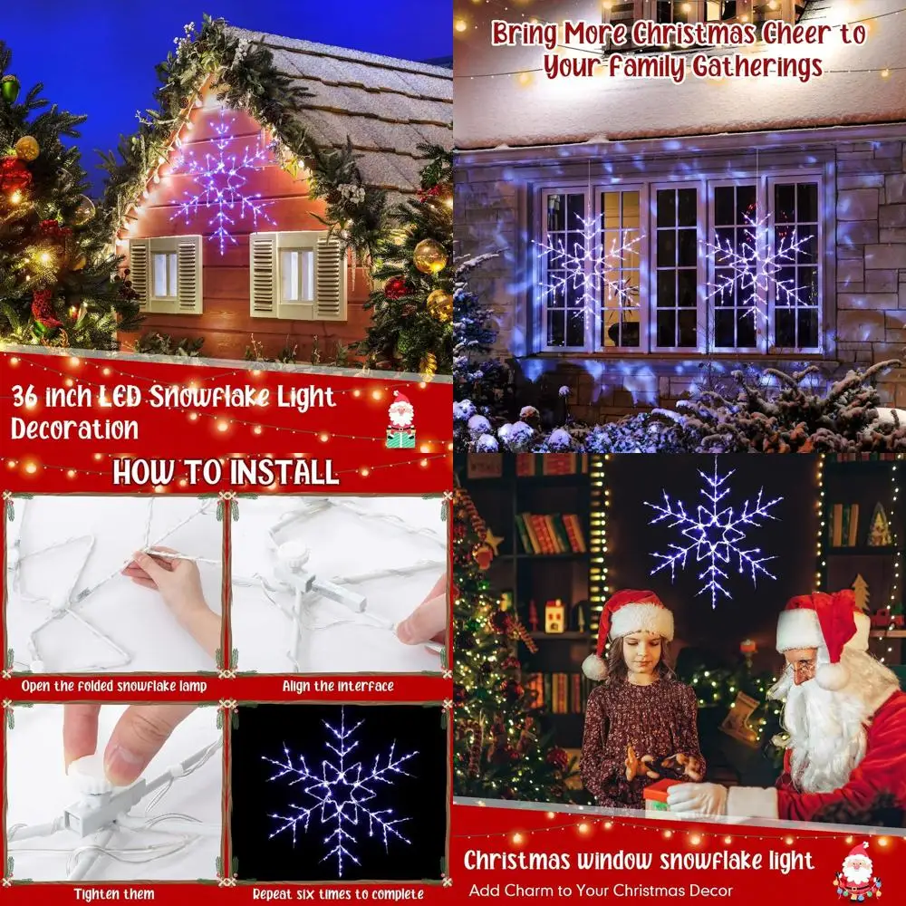 Набор из 2-х больших светодиодных фонарей-снежинок — мерцающий, складной для окна, декора для вечеринок в помещении и на открытом воздухе
Набор из 2-х больших светодиодных фонарей-снежинок — мерцающий, складной для окна, декора для вечеринок в помещении и на открытом воздухе