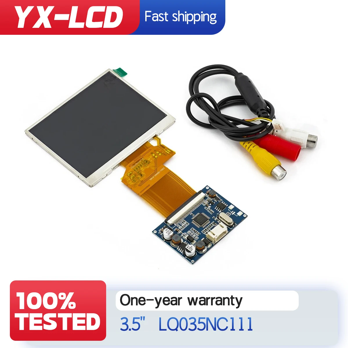 LQ035NC111 3.5" TFT LCD Display RGB Module Kit Monitor 320x240 Screen for car AV Digital
LQ035NC111 3.5" TFT LCD Display RGB Module Kit Monitor 320x240 Screen for car AV Digital