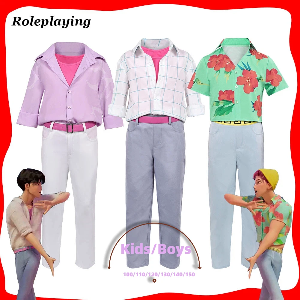 Abby Jinu Kpop Demon Hunter Косплей Зеленая Розовая Рубашка Брюки Костюм для Мальчиков Детское Платье Хэллоуин Карнавальный Костюм Партии
Abby Jinu Kpop Demon Hunter Косплей Зеленая Розовая Рубашка Брюки Костюм для Мальчиков Детское Платье Хэллоуин Карнавальный Костюм Партии