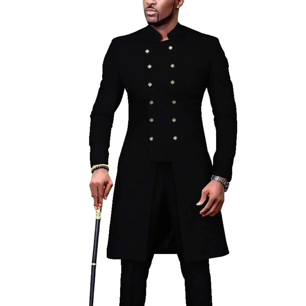 2024 New African Clothing Men 2 Pieces Pants Sets Work Wedding Men Long Shirt and Pants Sets Double Breasted Blazer Suit
2024 New African Clothing Men 2 Pieces Pants Sets Work Wedding Men Long Shirt and Pants Sets Double Breasted Blazer Suit