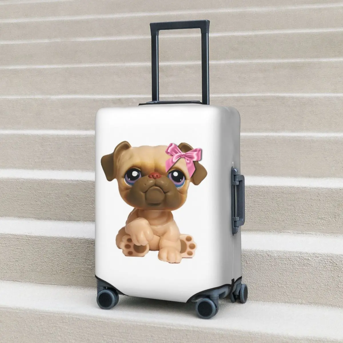 Coquette Littlest Pet Shop LPS Bulldog 451 Suitcase Cover Protection Elastic Travel Luggage Protector Covers for 18-32 Inch
Coquette Littlest Pet Shop LPS Bulldog 451 Suitcase Cover Protection Elastic Travel Luggage Protector Covers for 18-32 Inch