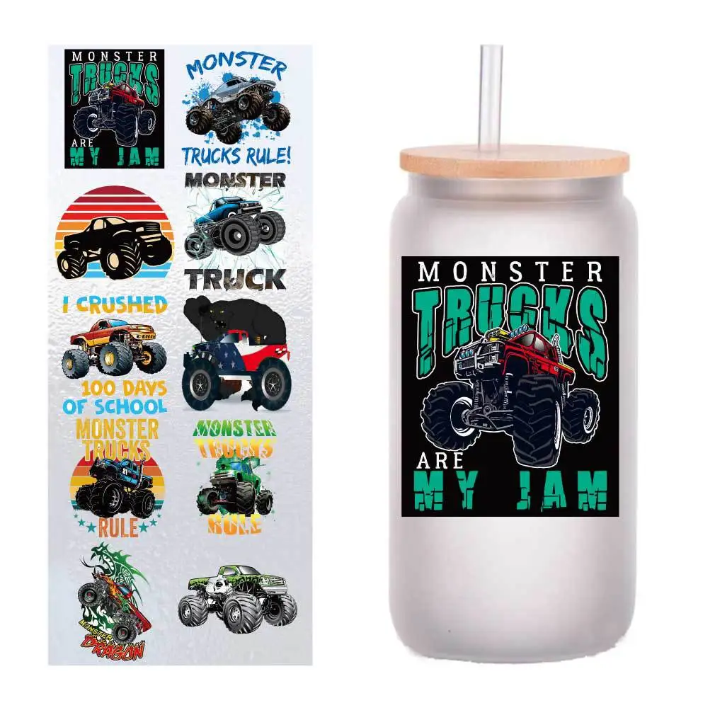 10 four-inch cartoon Big Mac bigfoot UV transfer stickers crystal label glass glass sticker customization
10 four-inch cartoon Big Mac bigfoot UV transfer stickers crystal label glass glass sticker customization