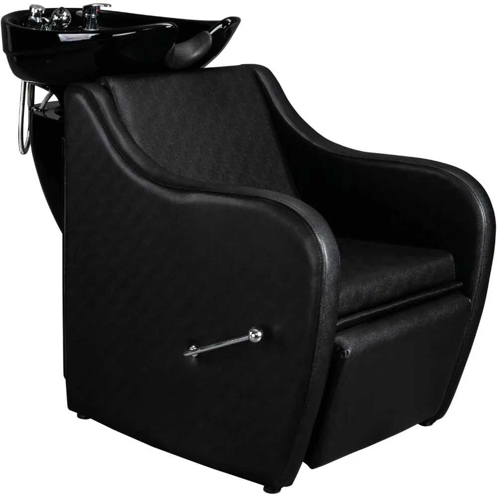 OmySalon Backwash Shampoo Unit for Salon, Hair Washing Station with Ceramic Bowl Adjustable Footrest, Chair Sink Barber Shop Bea
OmySalon Backwash Shampoo Unit for Salon, Hair Washing Station with Ceramic Bowl Adjustable Footrest, Chair Sink Barber Shop Bea