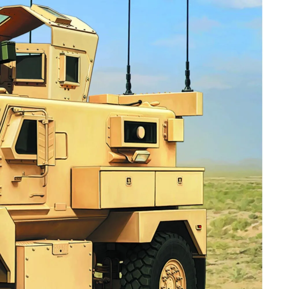 80156 1/35 HA1 4X4 MRAP Mine Resistant Ambush Protected Vehicle Hobby Boss Plastic Static Armored Car Model Kit DIY Project
80156 1/35 HA1 4X4 MRAP Mine Resistant Ambush Protected Vehicle Hobby Boss Plastic Static Armored Car Model Kit DIY Project