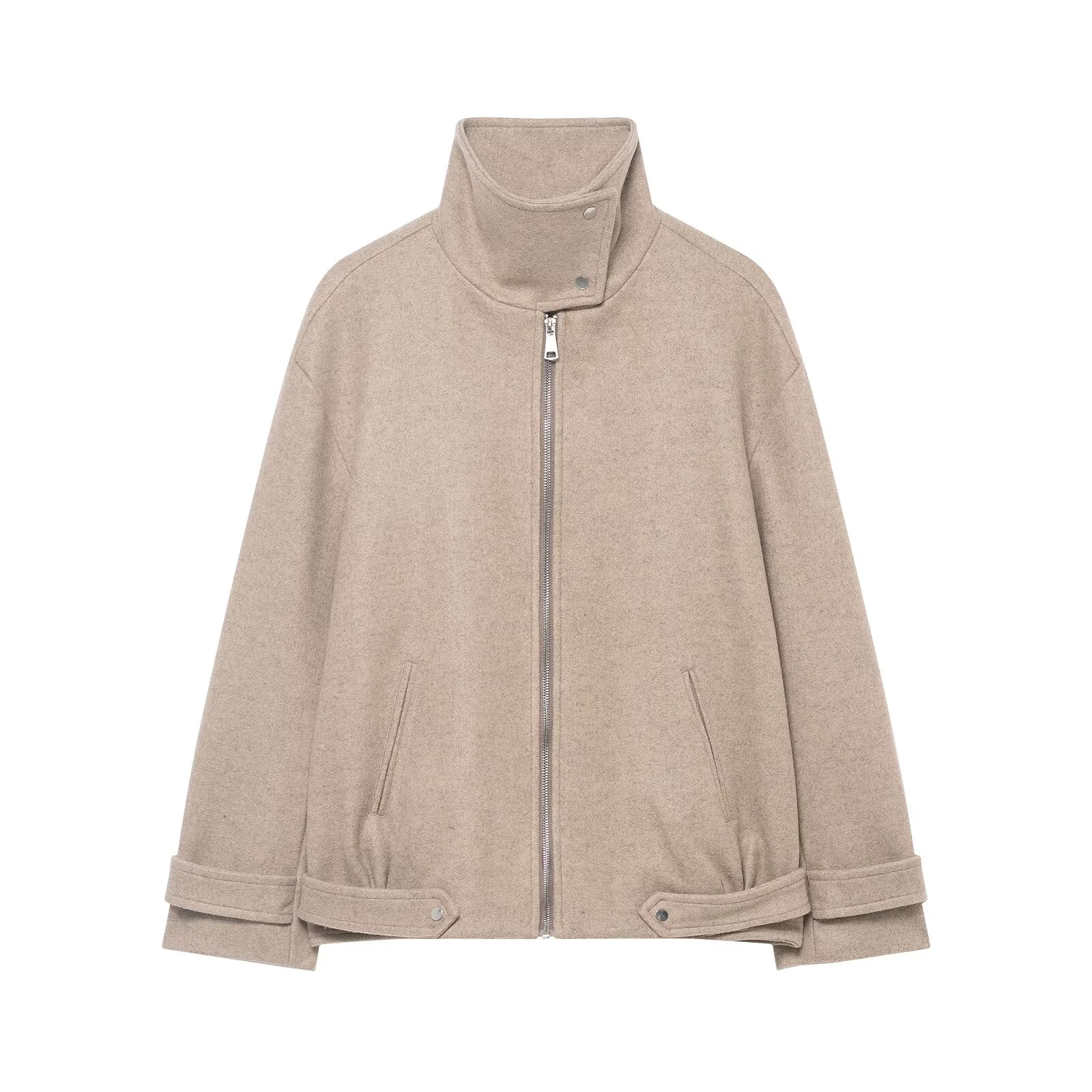 2025 зимняя новая женская повседневная простая модная универсальная свободная куртка-бомбер с длинными рукавами и воротником-стойкой на молнии
2025 зимняя новая женская повседневная простая модная универсальная свободная куртка-бомбер с длинными рукавами и воротником-стойкой на молнии