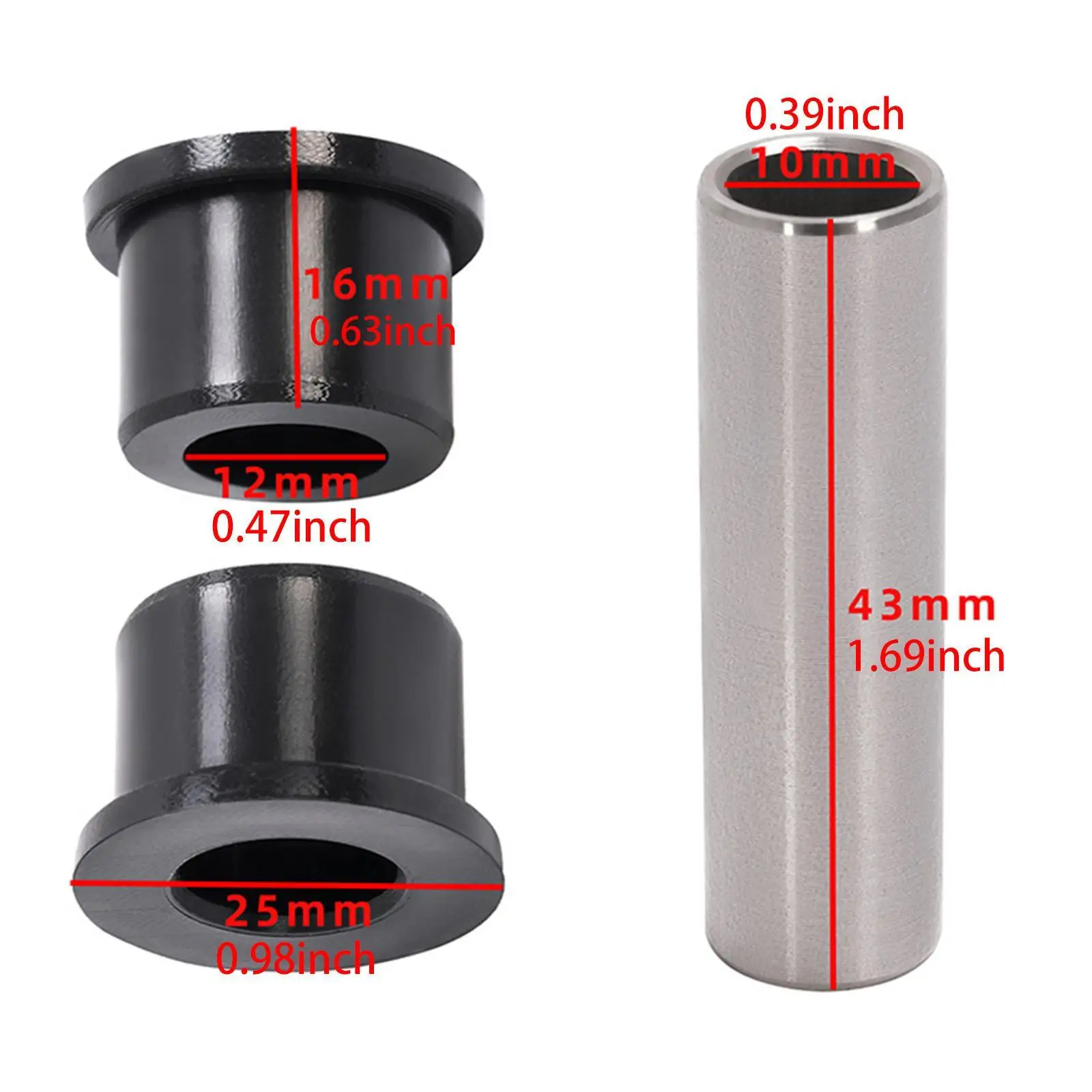 24Pcs A-arm Bushing Sleeves ATV Replacement Kit Easy Installation High Performance Suspension Bushes for TRX 450er 09-14
24Pcs A-arm Bushing Sleeves ATV Replacement Kit Easy Installation High Performance Suspension Bushes for TRX 450er 09-14