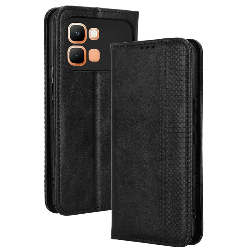Premium Retro Leather Magnetic Flip Wallet Case with Card Slots & Kickstand for Infinix Note Edge 5G X6887 Shockproof
Premium Retro Leather Magnetic Flip Wallet Case with Card Slots & Kickstand for Infinix Note Edge 5G X6887 Shockproof