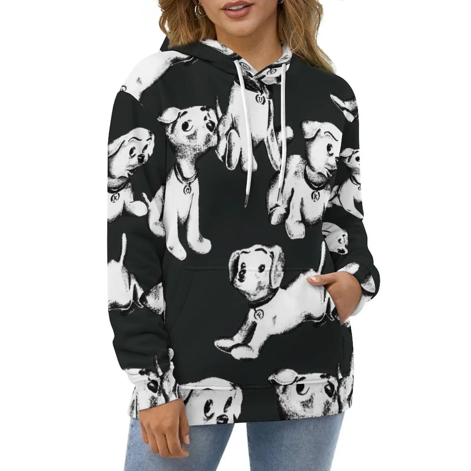 Happy Dog Hoodies Funny White Dogs Hip Hop Oversized Pullover Hoodie Couple Long-Sleeve Elegant Custom Casual Sweatshirts
Happy Dog Hoodies Funny White Dogs Hip Hop Oversized Pullover Hoodie Couple Long-Sleeve Elegant Custom Casual Sweatshirts