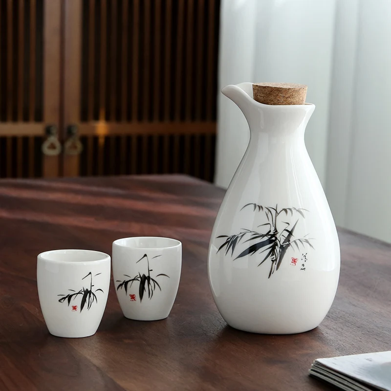 Chinese Sle Small Size Cerc Wine Set for Home And Restaurant Use Includes One-Pound Liquor Pot And White Wine Cups
Chinese Sle Small Size Cerc Wine Set for Home And Restaurant Use Includes One-Pound Liquor Pot And White Wine Cups