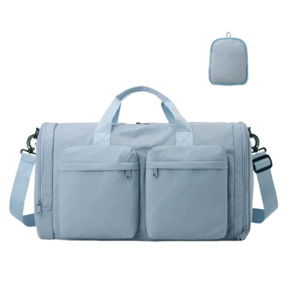 Folding Travel Duffel Bag Waterproof Large Capacity Sports Fitness Bag Portable with Separate Shoe Compartment Weekend Handbag
Folding Travel Duffel Bag Waterproof Large Capacity Sports Fitness Bag Portable with Separate Shoe Compartment Weekend Handbag