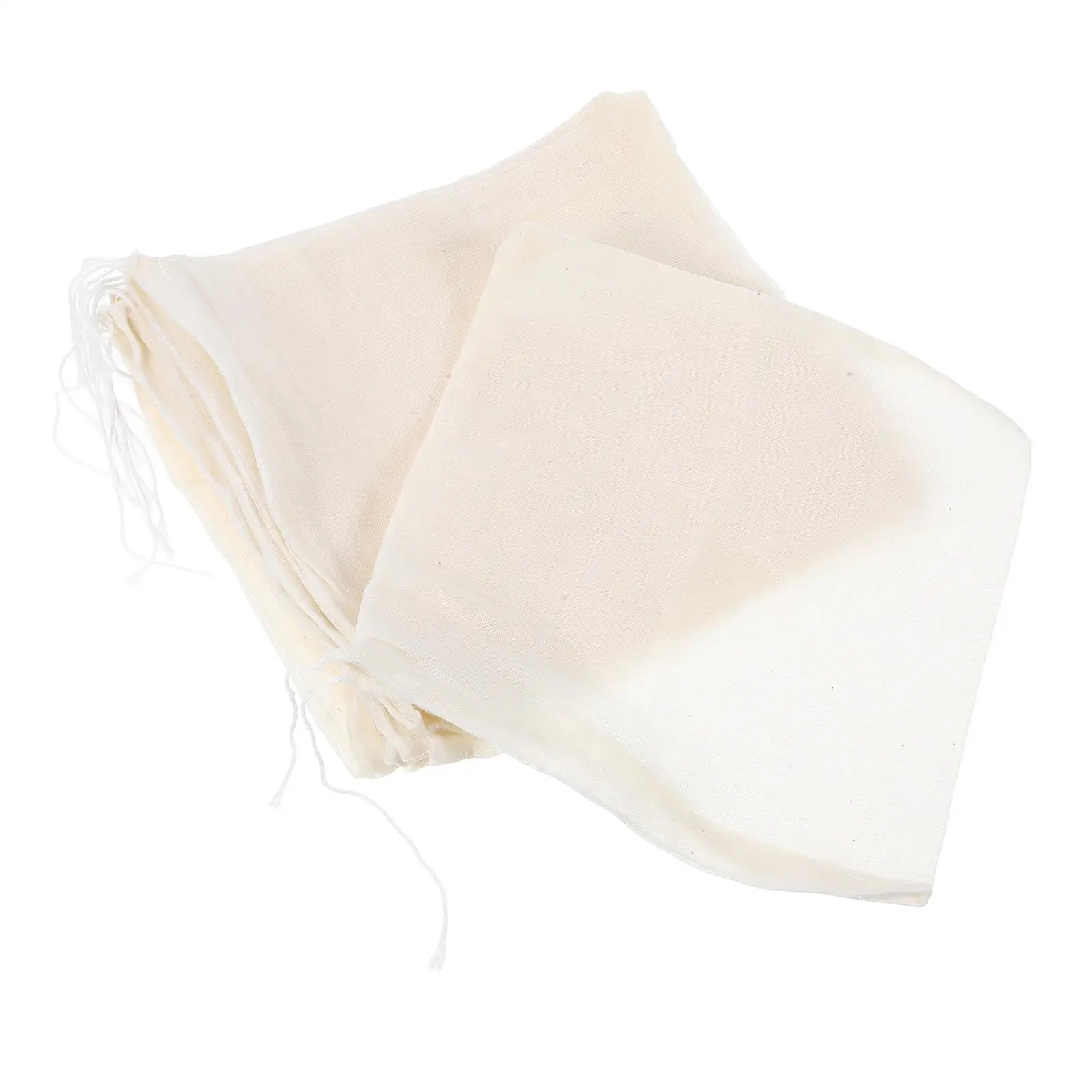 10PCS Spice Pure Cotton Reusable Drawstring Tea Bags Soup Socks Herb Bags Cooking Filter Grain Brewing Strainer Tool
10PCS Spice Pure Cotton Reusable Drawstring Tea Bags Soup Socks Herb Bags Cooking Filter Grain Brewing Strainer Tool