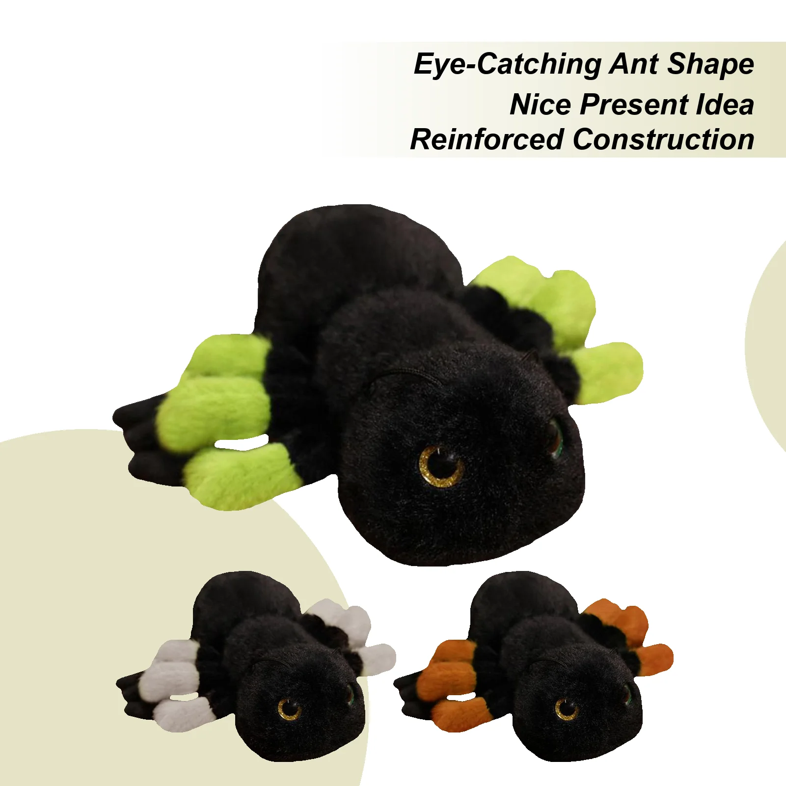 Ant Stuffed Animal Plush Toy Realistic Accompanying Doll for Kids Teens Adults Children's Room Bed Sofa Car Study Nursery Decor
Ant Stuffed Animal Plush Toy Realistic Accompanying Doll for Kids Teens Adults Children's Room Bed Sofa Car Study Nursery Decor