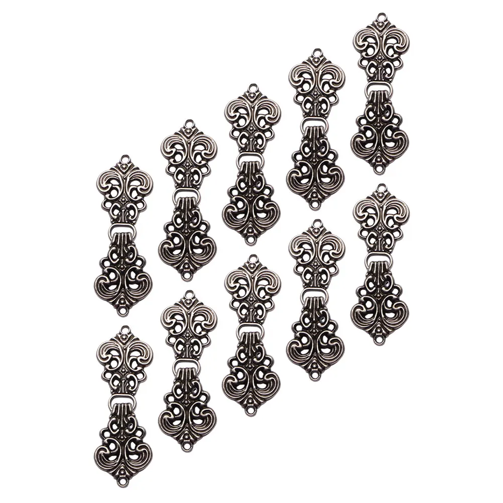 Auspicious 10 Pairs Clothing Clips Cardigan Clasp Cape Alloy Cardigan Buckle Fasteners Retro Alloy Shawl Connection
Auspicious 10 Pairs Clothing Clips Cardigan Clasp Cape Alloy Cardigan Buckle Fasteners Retro Alloy Shawl Connection