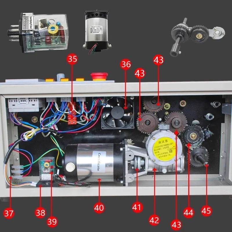 Запасные части для конвейерных запайщиков: регулятор скорости/колесо/мотор/клеммные колодки
Запасные части для конвейерных запайщиков: регулятор скорости/колесо/мотор/клеммные колодки