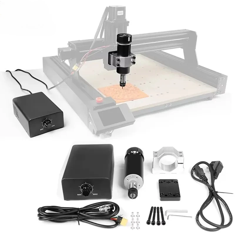For Two Trees 500w High Speed Air Cooled Spindle Motor ER11 12000RPM for Woodworking Engraving Machine CNC Router
For Two Trees 500w High Speed Air Cooled Spindle Motor ER11 12000RPM for Woodworking Engraving Machine CNC Router