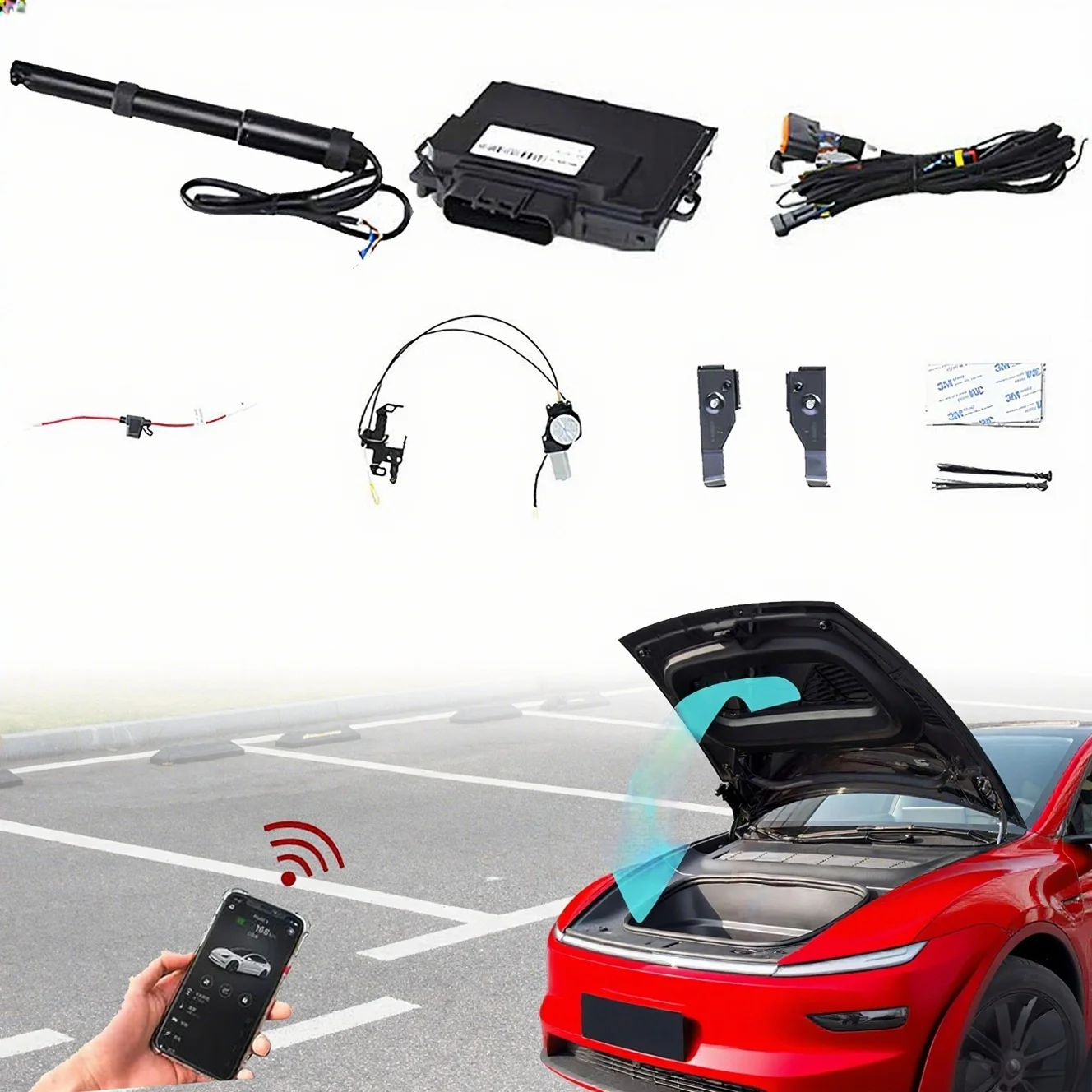 EVSTUDIO Tesla Model 3/Highland Model Y/Y Juniper Power Frunk Silent Front Trunk Electric Suction Lock Plus
EVSTUDIO Tesla Model 3/Highland Model Y/Y Juniper Power Frunk Silent Front Trunk Electric Suction Lock Plus