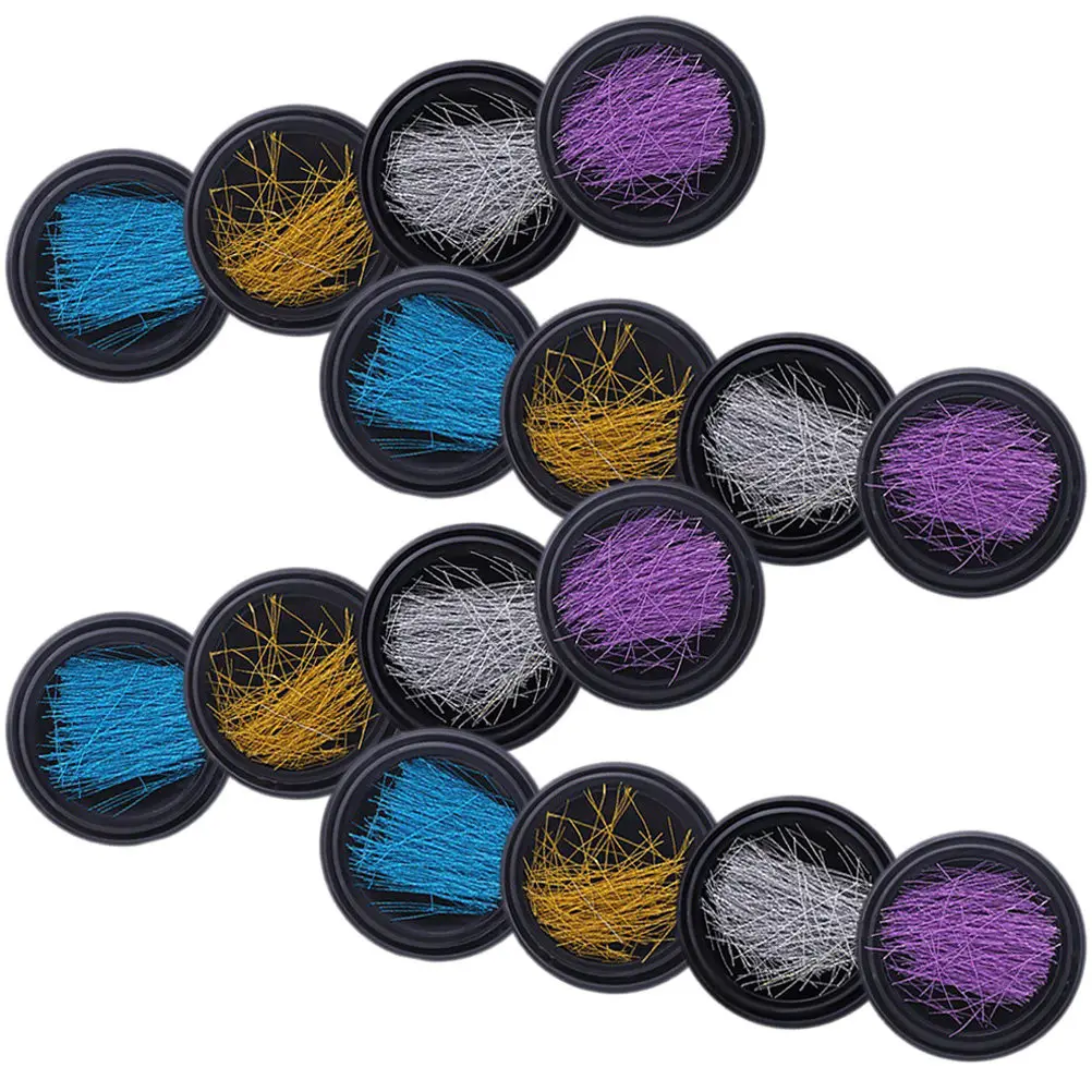 16 Boxes Nail Metal Wire Manicure Decorations Easy DIY Shiny Nails Nail Striping Tape Manicure Threads
16 Boxes Nail Metal Wire Manicure Decorations Easy DIY Shiny Nails Nail Striping Tape Manicure Threads