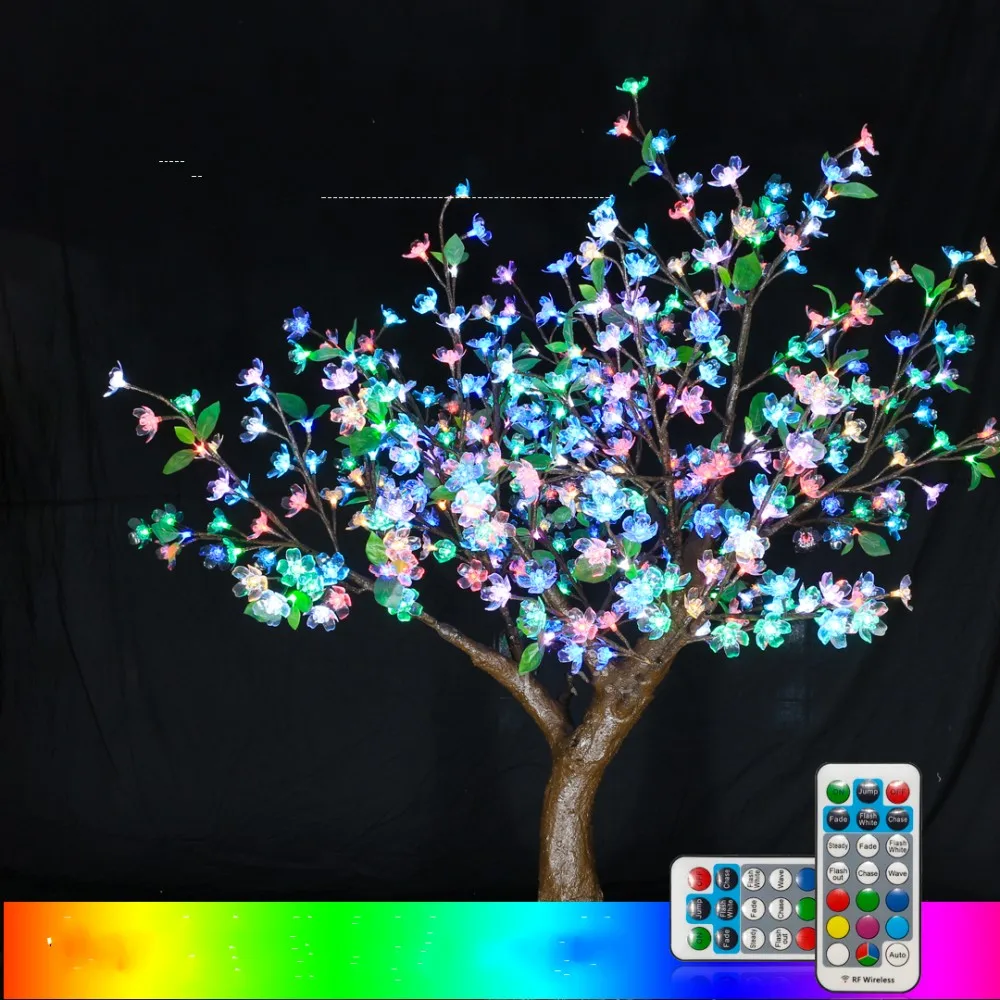 New LED Cherry Blossom Tree Light Luminaria 1.5M Chrismas Tree Lamp With Remote Landscape Outdoor Lighting for Christmas Wedding
New LED Cherry Blossom Tree Light Luminaria 1.5M Chrismas Tree Lamp With Remote Landscape Outdoor Lighting for Christmas Wedding
