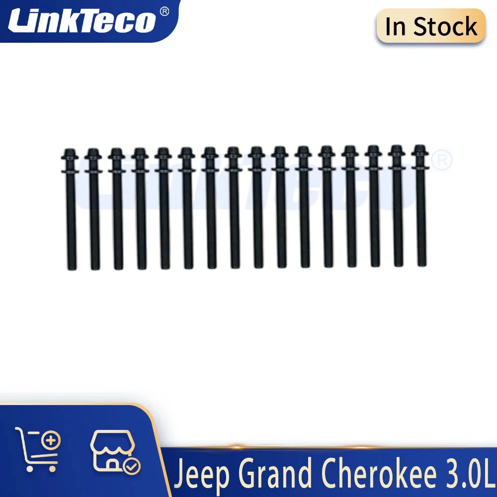 КОМПЛЕКТ БОЛТОВ ГОЛОВКИ ЦИЛИНДРА Fit 3.0 L V6 Diesel EXN EXF ДЛЯ Chrysler JEEP GRAND CHEROKEE IV RAM GBP Crew Cab Pickup 14-10863-02 3.0L 
КОМПЛЕКТ БОЛТОВ ГОЛОВКИ ЦИЛИНДРА Fit 3.0 L V6 Diesel EXN EXF ДЛЯ Chrysler JEEP GRAND CHEROKEE IV RAM GBP Crew Cab Pickup 14-10863-02 3.0L