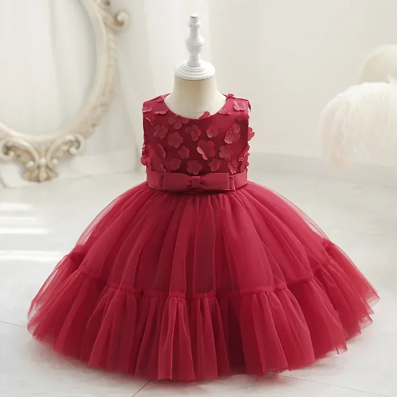 Bow Baby Girls Flower Dress Toddler 1 Yrs Birthday Princess Party Dresses for Girl Baptism Wedding Tutu Christmas Kids Clothes
Bow Baby Girls Flower Dress Toddler 1 Yrs Birthday Princess Party Dresses for Girl Baptism Wedding Tutu Christmas Kids Clothes