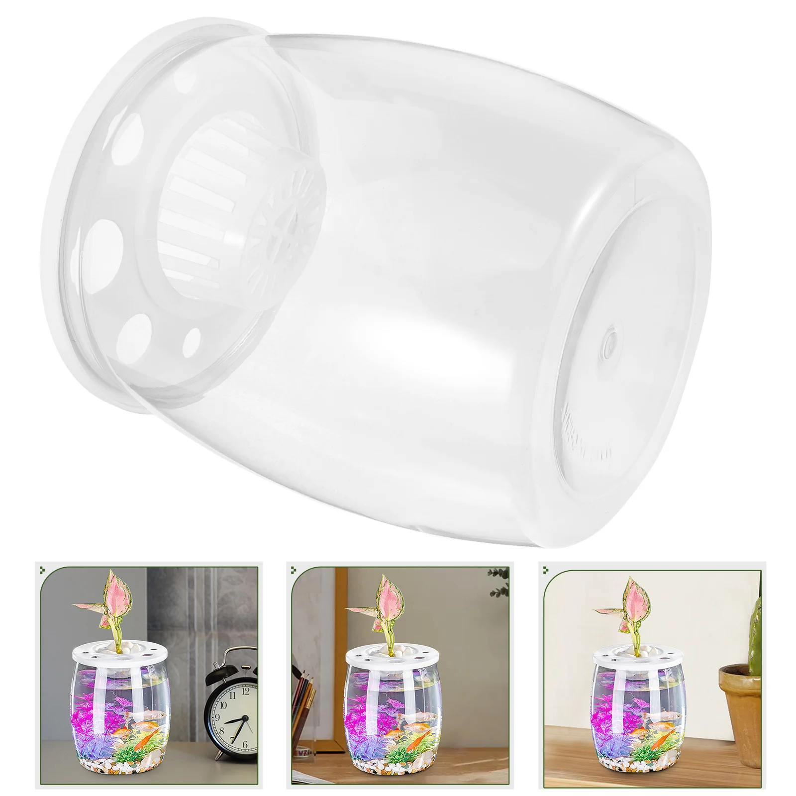 Hydroponic Fish Tank Transparent Desktop Aquarium 9822 Small Plastic Bowls Home Office Decor Pet Supplies Bowl
Hydroponic Fish Tank Transparent Desktop Aquarium 9822 Small Plastic Bowls Home Office Decor Pet Supplies Bowl