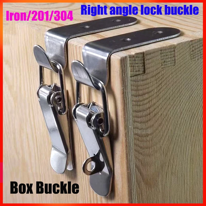 Iron/201/304 Right Angle Curved Hook Box Buckle 90 ° Curved Hook Wooden Box Buckle Latching Toggle Clamp Hasp Lock Snap Latch
Iron/201/304 Right Angle Curved Hook Box Buckle 90 ° Curved Hook Wooden Box Buckle Latching Toggle Clamp Hasp Lock Snap Latch