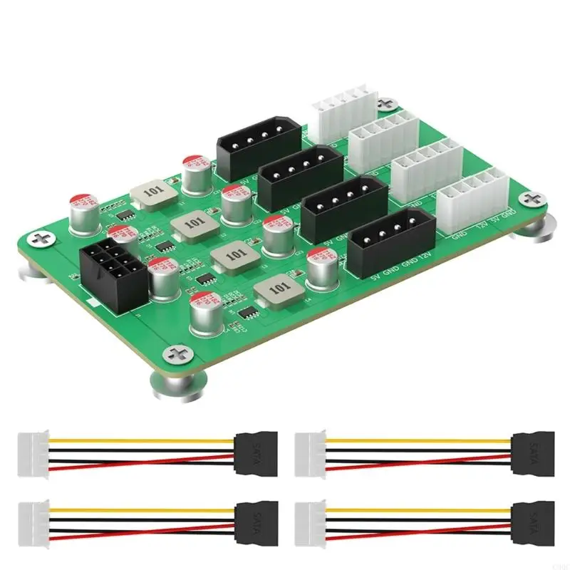 C90C Эффективный ATXS от 6 8PIN до 8 Выходной 5 В 12 В плата напряжений для компьютерной подключения
C90C Эффективный ATXS от 6 8PIN до 8 Выходной 5 В 12 В плата напряжений для компьютерной подключения