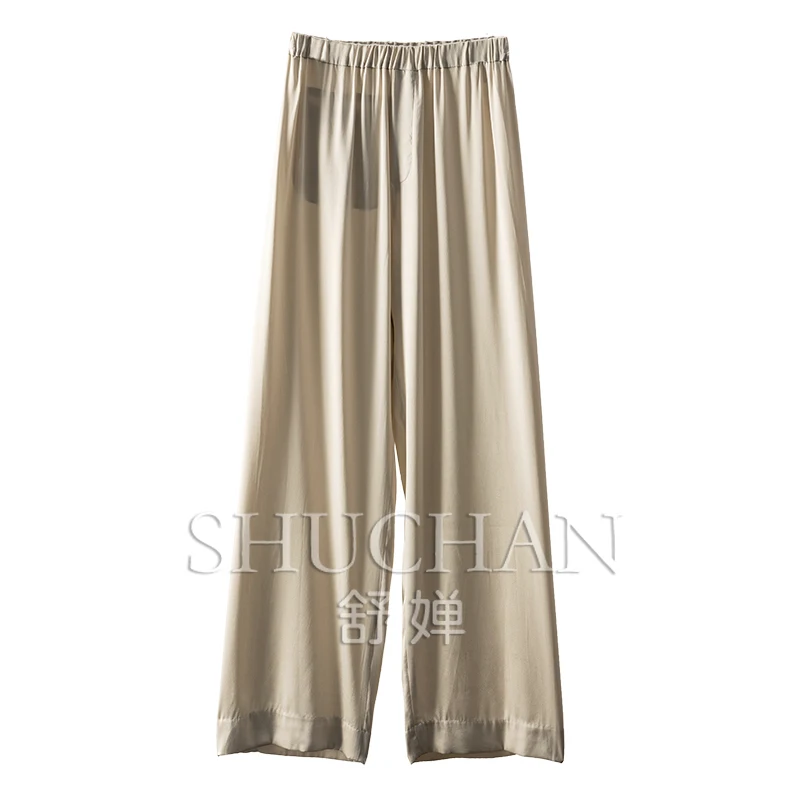 Light Luxury Commuting One-piece High-waisted Silk Straight Wide-leg Pants Women 72B2 Pantalones Mujer Verano
Light Luxury Commuting One-piece High-waisted Silk Straight Wide-leg Pants Women 72B2 Pantalones Mujer Verano