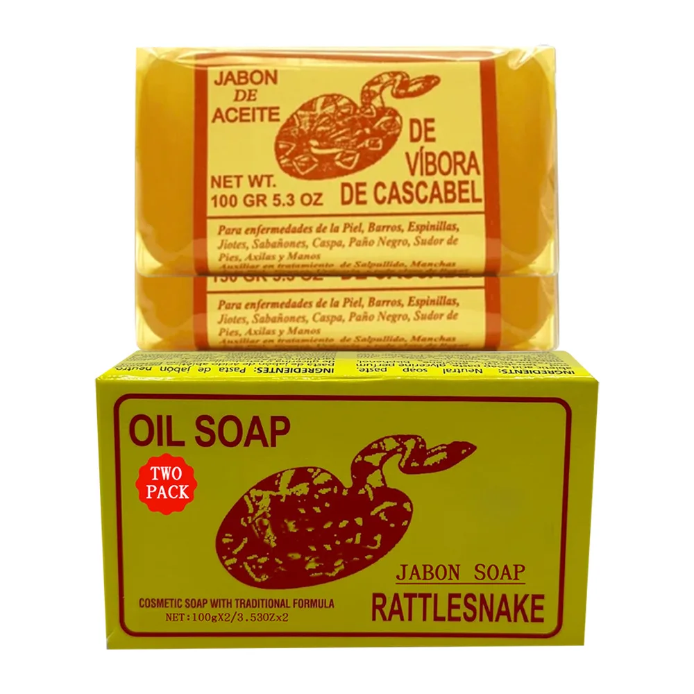 JABON DE CASCABEL Мило с маслом гремучей змеи и лимоном, очищающая батончик ручной работы для лица и тела, натуральный уход
JABON DE CASCABEL Мило с маслом гремучей змеи и лимоном, очищающая батончик ручной работы для лица и тела, натуральный уход