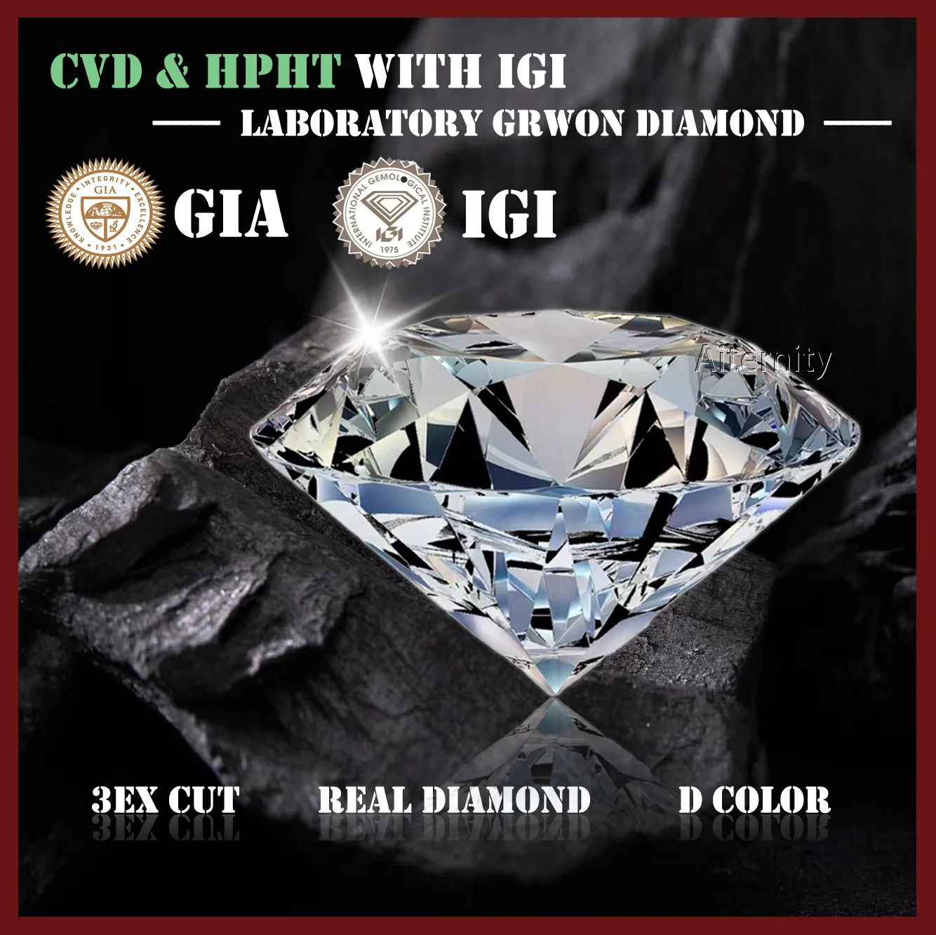 Gia Igi D VVS 3EX CUT Lab Grown Diamond с сертификатом Diamonds CVD HTHP 0.5ct 1ct 1.5ct 2ct Супер белый чистый камень
Gia Igi D VVS 3EX CUT Lab Grown Diamond с сертификатом Diamonds CVD HTHP 0.5ct 1ct 1.5ct 2ct Супер белый чистый камень