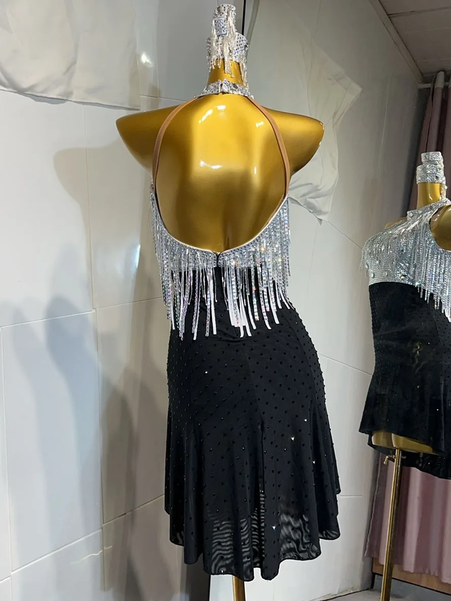 Sparkle Custom Latin Dress – Sequin Fringe & Backless Glam Style Made for Ballroom Stage Events
Sparkle Custom Latin Dress – Sequin Fringe & Backless Glam Style Made for Ballroom Stage Events