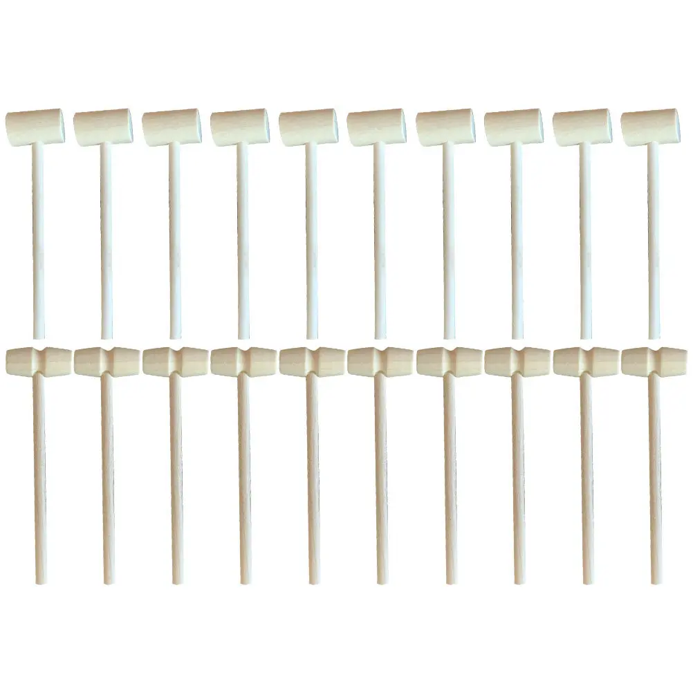 20Pcs Mini Wooden Mallets Lightweight Portable Natural Wood Hammer for Kids DIY Craft Cake Decorating Easter Egg Activities Safe
20Pcs Mini Wooden Mallets Lightweight Portable Natural Wood Hammer for Kids DIY Craft Cake Decorating Easter Egg Activities Safe