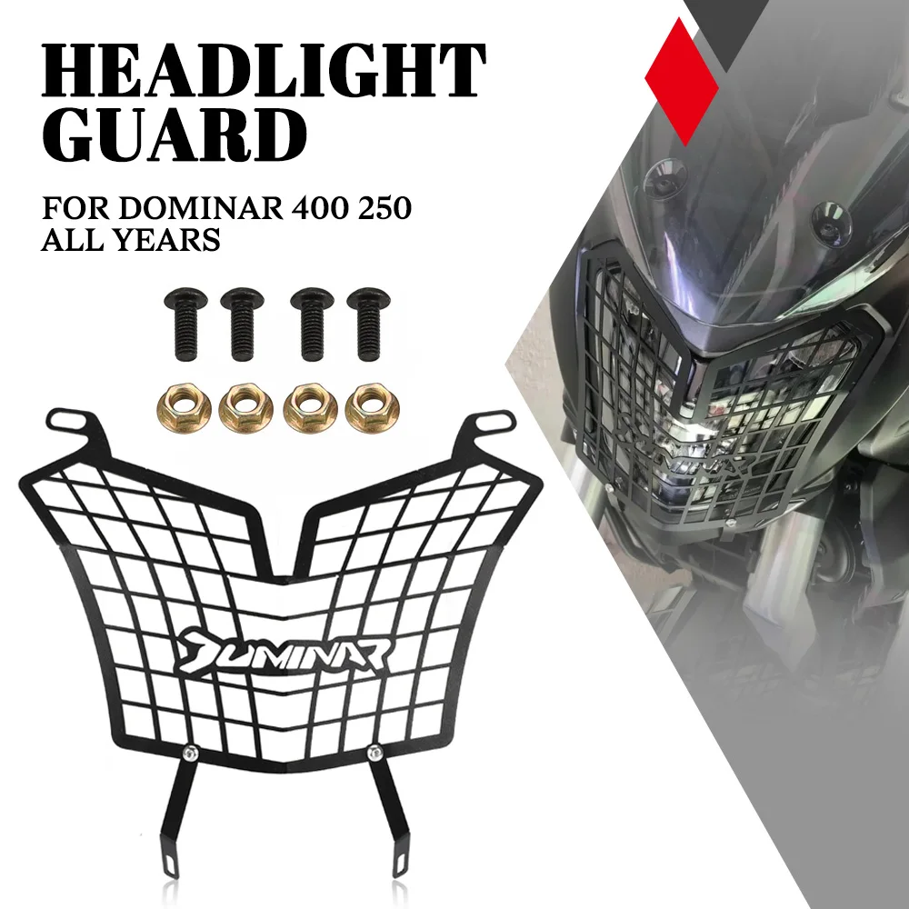 DOMINAR250/400 Motorcycle Accessories Headlight Guard Cover Front HeadLamp Protective Cover FOR BAJAJ DOMINAR 250 400 All YEAR
DOMINAR250/400 Motorcycle Accessories Headlight Guard Cover Front HeadLamp Protective Cover FOR BAJAJ DOMINAR 250 400 All YEAR