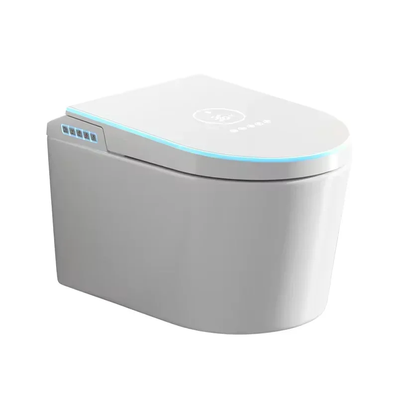 Luxury public ceramic automatic wall mounted high-end toilet with built-in water tank
Luxury public ceramic automatic wall mounted high-end toilet with built-in water tank