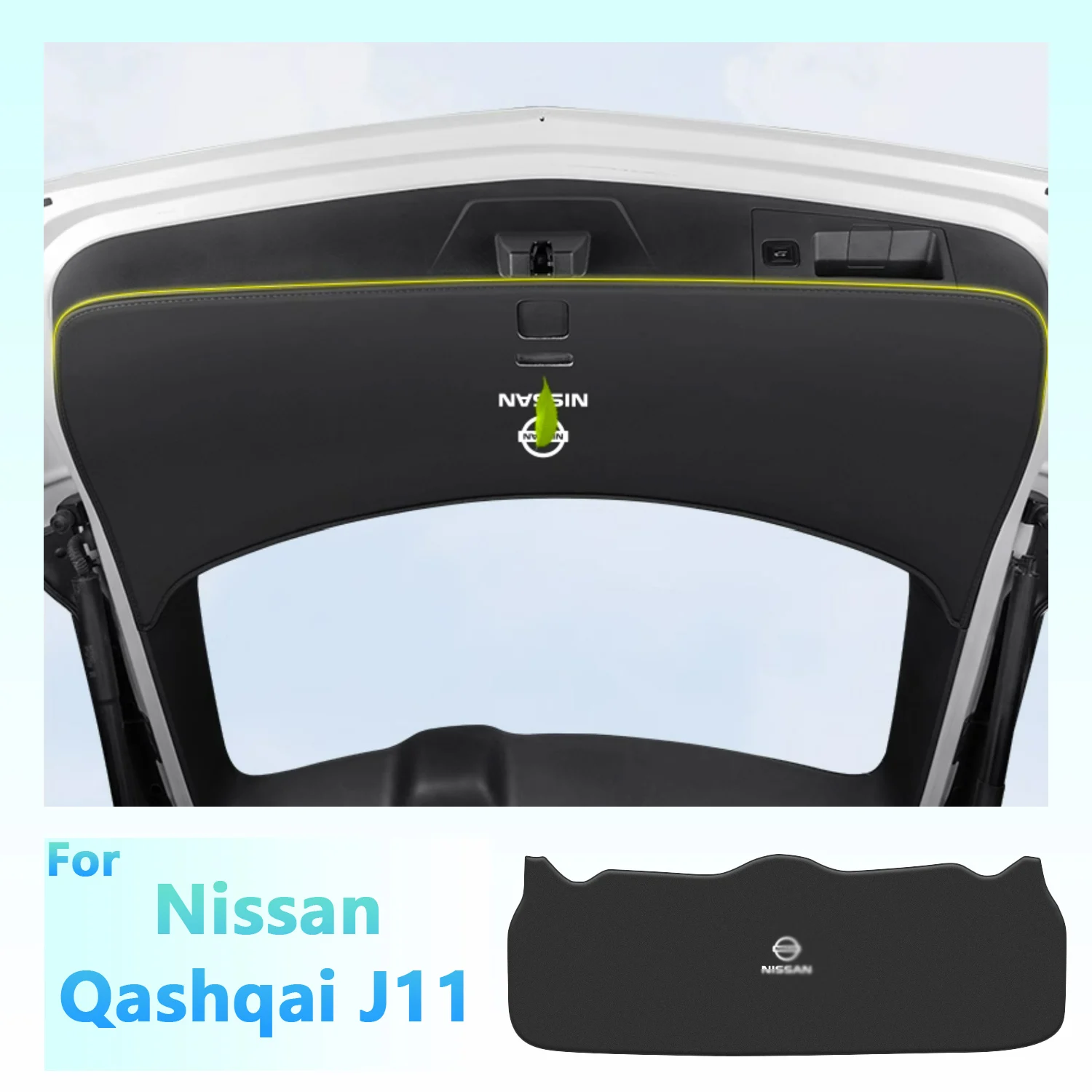 Car Rear Trunk Tailgate Anti-kick Protective Mat Leather Decoration Pad For Nissan Qashqai J11 2016 2017 2018-2022 Accessories
Car Rear Trunk Tailgate Anti-kick Protective Mat Leather Decoration Pad For Nissan Qashqai J11 2016 2017 2018-2022 Accessories