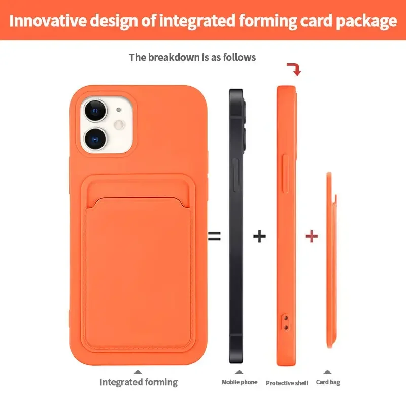 Soft Silicone Phone Case For iPhone 16 15 14 13 12 Mini 11 Pro XS Max XR X SE 2022 2020 8 7 Plus Wallet Card Bag Back Cover L05
Soft Silicone Phone Case For iPhone 16 15 14 13 12 Mini 11 Pro XS Max XR X SE 2022 2020 8 7 Plus Wallet Card Bag Back Cover L05