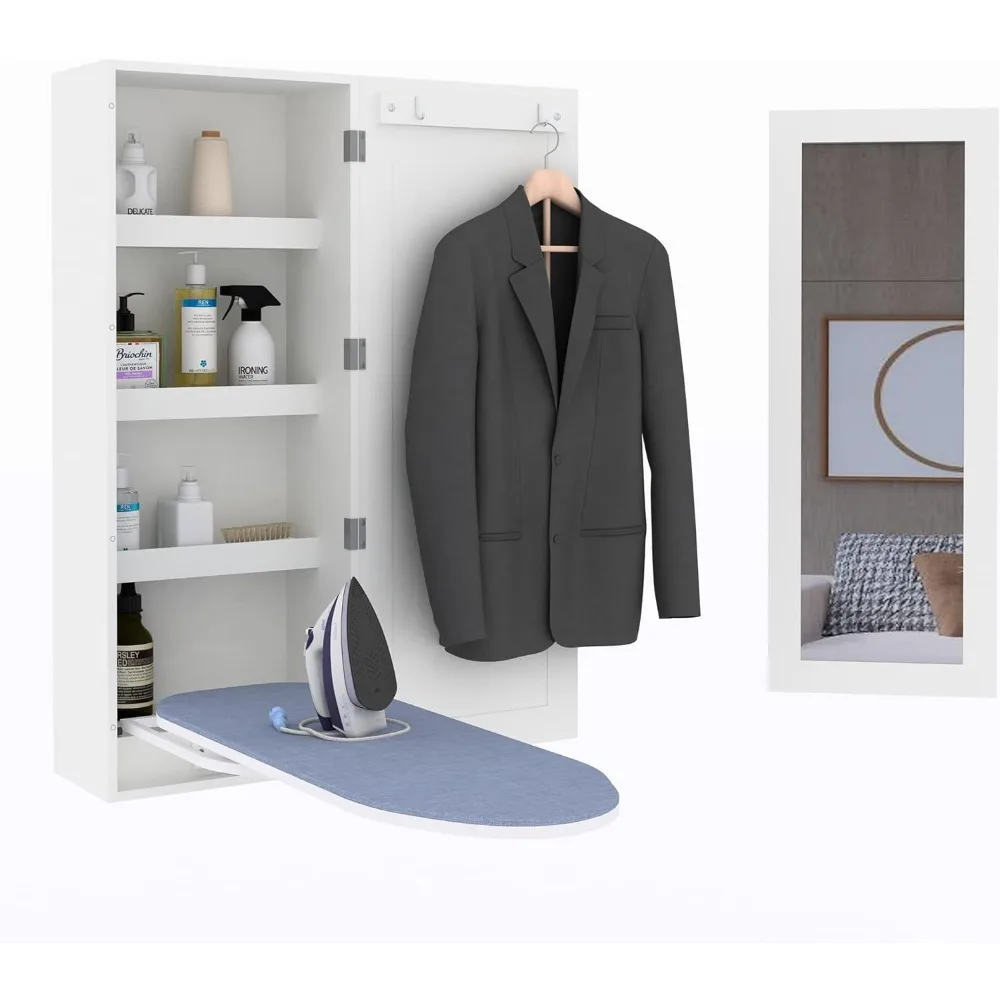 Ironing Boardand Preferred Cabinet Wall Mounted Storage Cabinet Two in One Function Foldable with Mirror White Ironing Boardands
Ironing Boardand Preferred Cabinet Wall Mounted Storage Cabinet Two in One Function Foldable with Mirror White Ironing Boardands