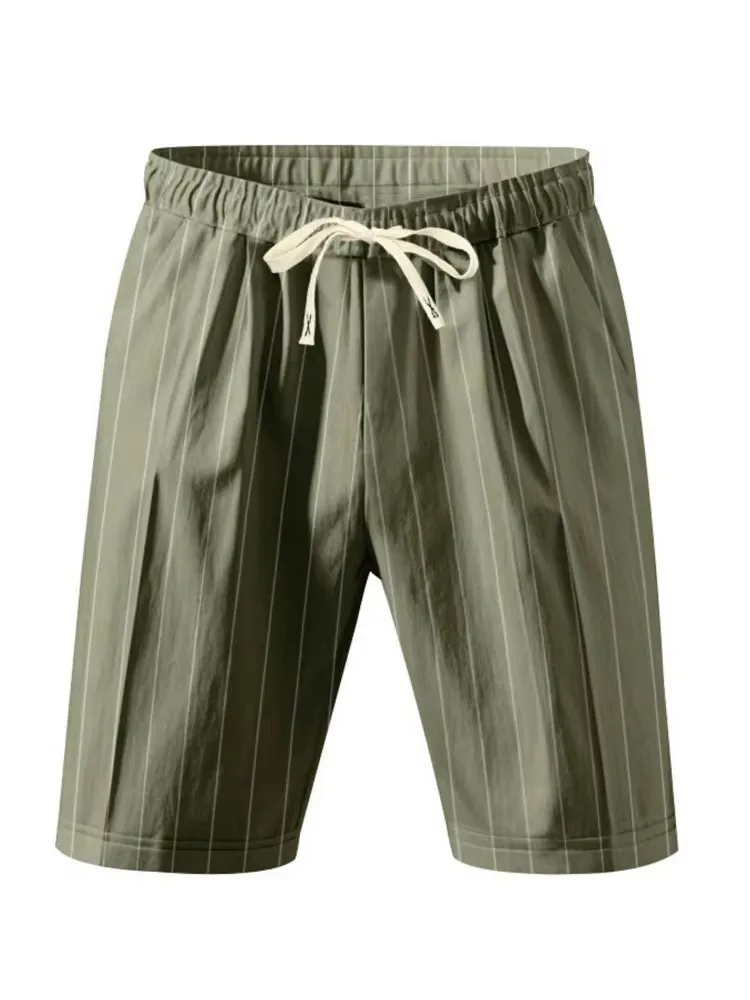 Retro Vertical Striped Linen Blend Shorts for Men 2026 Fashion Summer Lightweight Breathable Casual Lounge Wear Shorts Man
Retro Vertical Striped Linen Blend Shorts for Men 2026 Fashion Summer Lightweight Breathable Casual Lounge Wear Shorts Man