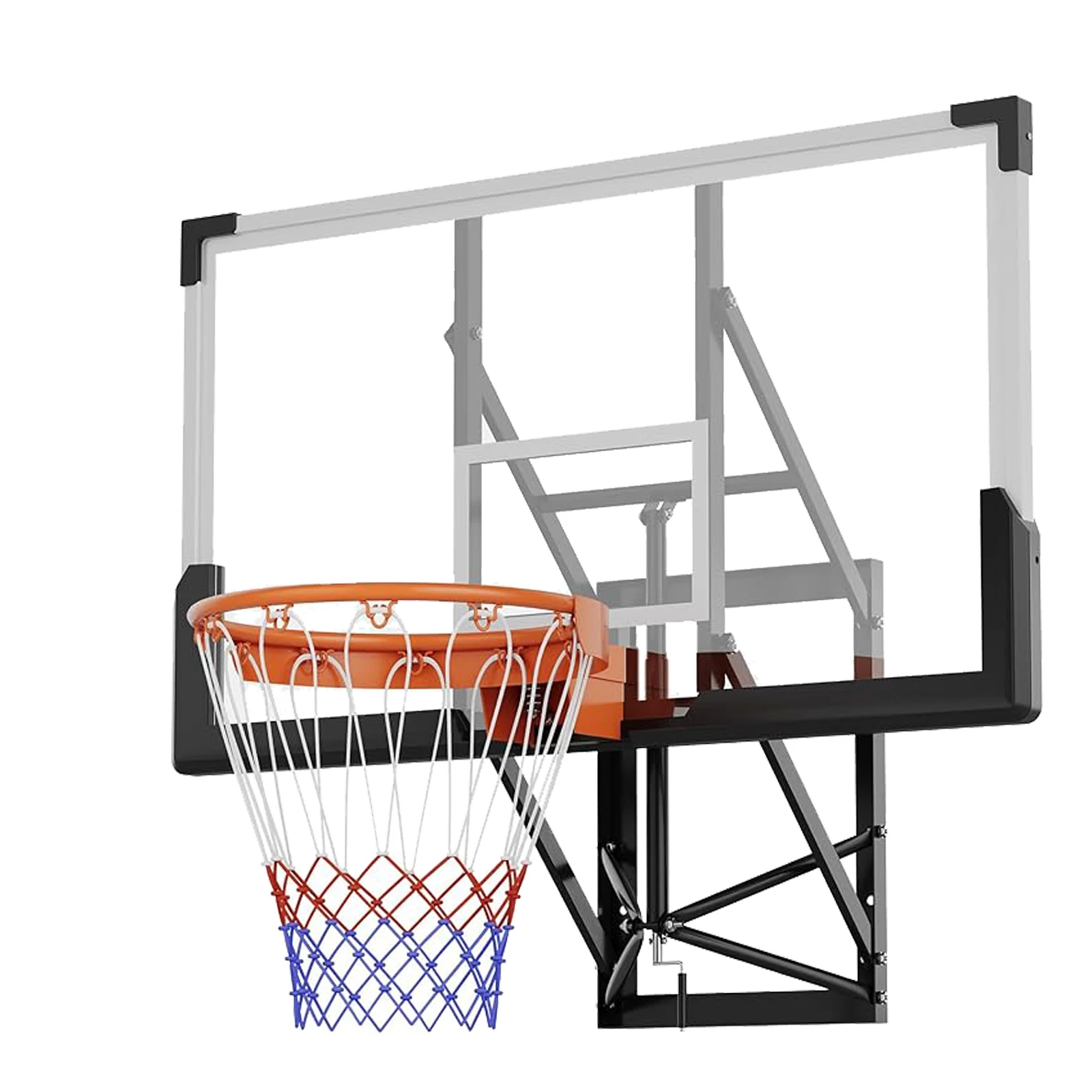 48/54Inch Adjustable Wall Mounted Basketball Hoop,Shatterproof PC Backboard,Steel Rim,Basketball Goal for Home Garage Gym School
48/54Inch Adjustable Wall Mounted Basketball Hoop,Shatterproof PC Backboard,Steel Rim,Basketball Goal for Home Garage Gym School
