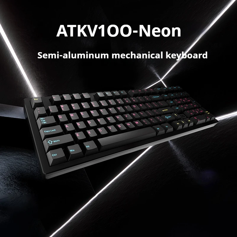 VGN ATK V100, прокладка с возможностью горячей замены, трехрежимная механическая клавиатура из полуалюминиевого сплава, индивидуальная игровая клавиатура, аксессуары для ПК
VGN ATK V100, прокладка с возможностью горячей замены, трехрежимная механическая клавиатура из полуалюминиевого сплава, индивидуальная игровая клавиатура, аксессуары для ПК