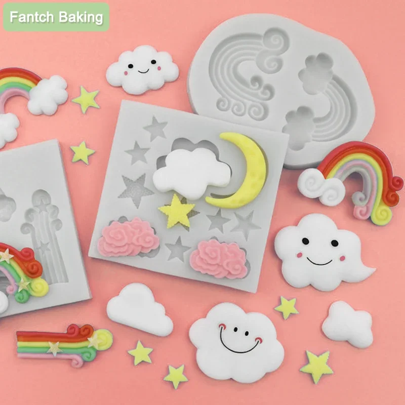 Rainbow Moon Cartoon Cloud Silicone Mold Fondant Classical Totem Decorating Cake Tools DIY Chocolate Gumpaste Making Moulds
Rainbow Moon Cartoon Cloud Silicone Mold Fondant Classical Totem Decorating Cake Tools DIY Chocolate Gumpaste Making Moulds