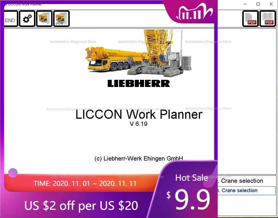 Универсальный рабочий планировщик Liebherr LICCON V6.21 61 ГБ 2021, мобильный кран и гусеничный кран DVD
Универсальный рабочий планировщик Liebherr LICCON V6.21 61 ГБ 2021, мобильный кран и гусеничный кран DVD