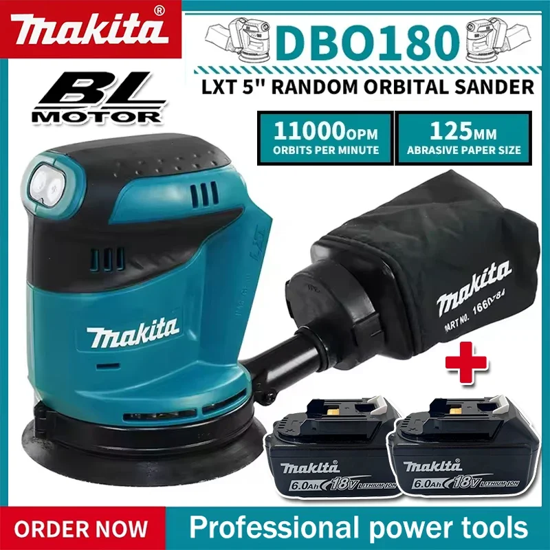 Makita DBO180Z Lithium ion 18V Cordless Rechargeable Disc Random Track Sanding Machine for Woodworking Mud Polishing Power Tool
Makita DBO180Z Lithium ion 18V Cordless Rechargeable Disc Random Track Sanding Machine for Woodworking Mud Polishing Power Tool
