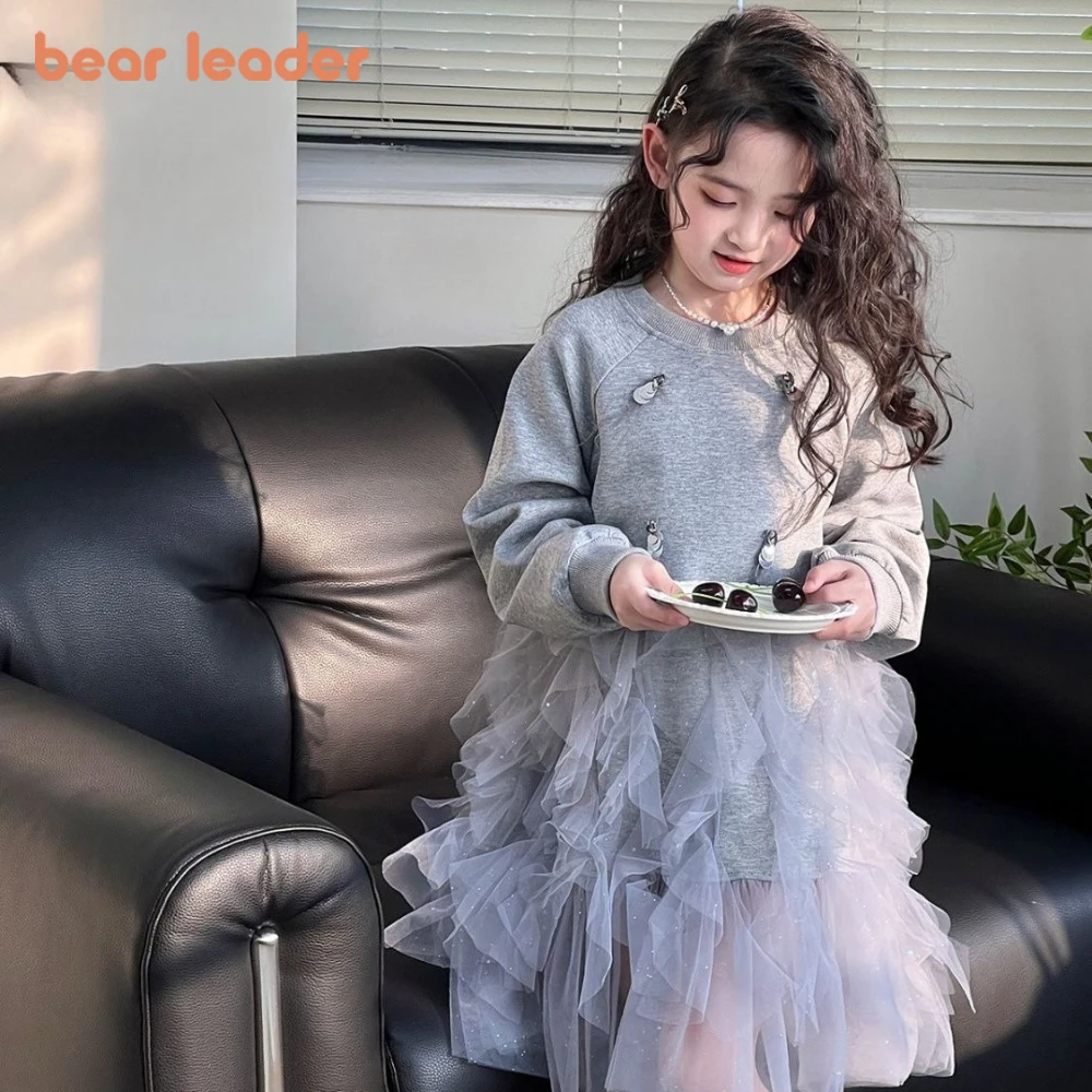 Bear Leader, модная новая детская одежда, праздничные платья для девочек, весенне-осеннее сетчатое платье принцессы с длинными рукавами
Bear Leader, модная новая детская одежда, праздничные платья для девочек, весенне-осеннее сетчатое платье принцессы с длинными рукавами